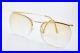 Vintage Man ESSEL 317 52-22 Gold Plated Retro Glasses Eyeglasses Half-Frame