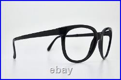 Vintage Man Glasses BOLLE 396F Black Folding Eyeglasses Frame Pilot Eyewear