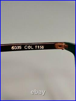 Vintage Mikli Par Mikli 6035 Green Acetate Eyeglasses Frame Made In France #921