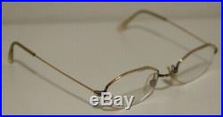 Vintage Morel 14K GF Octagonal Gold Prescription Eyeglasses Made in France