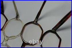 Vintage NEW OLD STOCK 60s GEOMETRIC Hexagon Eyeglasses Frame France lot (6)