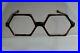 Vintage NEW OLD STOCK 60s Geometric Tortoise Eyeglasses Frame France 48-18-140