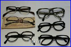 Vintage NEW OLD STOCK 60s Horn Rim & Aviator ++ Eyeglasses Frame France lot (6)