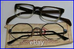 Vintage NEW OLD STOCK 60s Horn Rim & Aviator ++ Eyeglasses Frame France lot (6)
