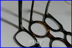 Vintage NEW OLD STOCK 60s Horn Rim & Round Eyeglasses Frame France lot (6)