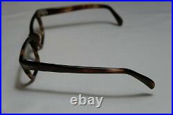 Vintage NOS 60s Eyeglasses Frame France Horn Rectangle KATAY 44-20-140 Tortoise