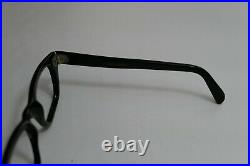 Vintage NOS 60s Horn Rim Frame France Eyeglass 50-22-155 THICK