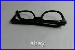 Vintage NOS 60s Horn Rim Frame France Eyeglass 50-22-155 THICK