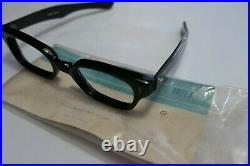 Vintage NOS 60s Horn Rim Style Frames Eyeglasses FRAME FRANCE 48-22-140 THICK