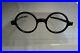 Vintage NOS 60s Zyloware Black Round Eyeglass Panto Frames France 40/21