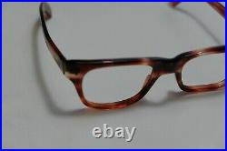 Vintage NOS Frames France 8525 Eyeglasses Horn Rim Tortoise 46-22-140