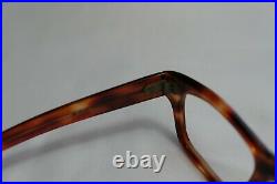 Vintage NOS Frames France 8525 Eyeglasses Horn Rim Tortoise 46-22-150