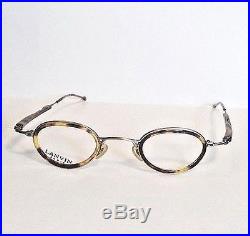 Vintage NOS Lanvin Paris Model 1221 003 Oval Tortoise Eyeglasses Frames France