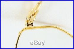 Vintage New Fred Cythere Gold Plated Lunettes Eyeglasses Brille! Made In France