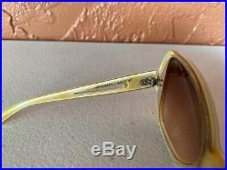 Vintage Nina Ricci Sunglasses LARGE Handmade France 1044 Classic N Logo