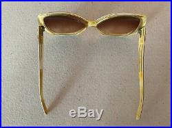 Vintage Nina Ricci Sunglasses LARGE Handmade France 1044 Classic N Logo