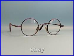 Vintage Nos 90s Alain Mikli 6132 Round Eyeglasses Frame Handmade In France #922