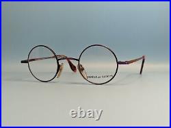 Vintage Nos 90s Alain Mikli 6132 Round Eyeglasses Frame Handmade In France #922