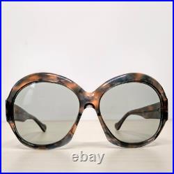Vintage Oversized Huge Butterfly Sunglasses Eyeglasses Thick Frame France 60s