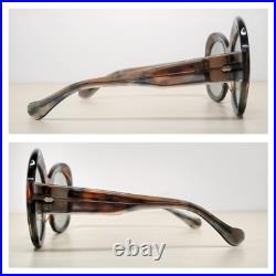 Vintage Oversized Huge Butterfly Sunglasses Eyeglasses Thick Frame France 60s