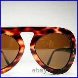 Vintage Oversized Tort Aviator Sunglasses Frame France 60s