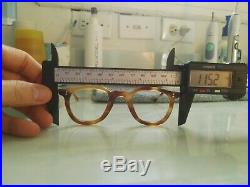 Vintage Panto 1950 French France Eye Glasses Brown Lunettes Eyeglasses 2