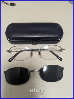 Vintage Paris Miki Vittorio Bellini 2 Way Eye Glasses / Magnetic Sunglasses