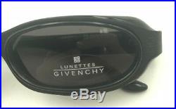 Vintage Rare Givenchy 2510 005 Black Metal Oval Eyeglasses Sunglasses France
