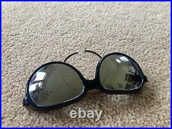 Vintage Ray Ban/Bausch & Lomb Sunglasses GLACIER ARCTIC SKI LEATHER MIRROR Lens