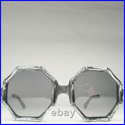 Vintage Riviera Bamboo Polarizer Aluminum Sunglasses with Case Frame France 70s