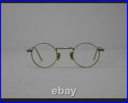 Vintage Round Metal Panto 1950 French France Eye Glasses Lunettes Eyeglasses 2