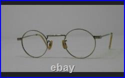 Vintage Round Metal Panto 1950 French France Eye Glasses Lunettes Eyeglasses 2