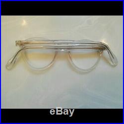 Vintage Round Panto 1950 French France Eye Glasses Clear Lunettes Eyeglasses 12