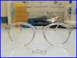 Vintage Round Panto 1950 French France Eye Glasses Clear Lunettes Eyeglasses 12