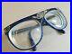 Vintage STENDHAL Paris Venezia S13 558 Tortoise Navy Blue Rhinestone Eyeglasses