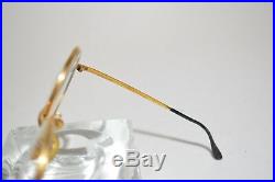 Vintage Selecta Eyeglasses Round 4820 France Gold Tone