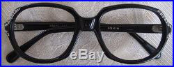 Vintage Sonia Black frame eye wear with rhinestones on temple and top France