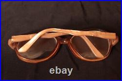 Vintage Ted Lapidus Eyeglasses Frame, Made In France, Elegant Brown Eyeglasses