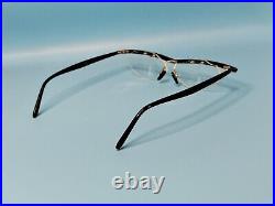 Vintage Traction Productions Pixel Aluminium Eyeglasses Frame Made France #a26
