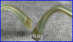 Vintage Translucent Frosted Green Lucite Cat Eye Glasses France Small Child Sz