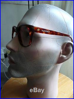 Vintage VUARNET Ophthalmic BROWN OPTICAL FRAME Eyewear Eyeglasses 082 LARGE