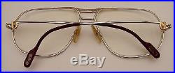 Vintage Very Nice CARTIER Paris 62 14 Made in France Eyeglasses with Case 140 NR