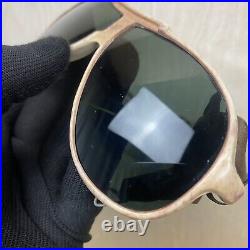 Vintage Vuarnet SKILYNX ACIER Leather Brown Glacier Eyewear Glasses