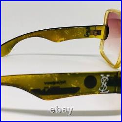 Vintage YSL 545 Y6 UO-108 Sunglasses 1970s Oversized Rare Beautiful Stylish Glam