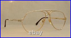 Vintage Yves Saint Laurent 8806 aviator eyeglasses/sunglasses frame France 1980s