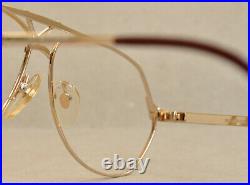 Vintage Yves Saint Laurent 8806 aviator eyeglasses/sunglasses frame France 1980s