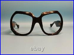 Vintage Yves Saint Laurent Ysl 405 Black Acetate Eyeglasses Frame France #143