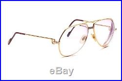 Vintage aviator eyeglasses Cartier Vendome Santos bicolor pre owned #EG24