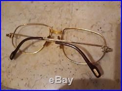 Vintage cartier panther eyeglasses frame size 56mm stamped year 1986
