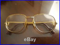 Vintage cartier romance louis eyeglasses size 54mm